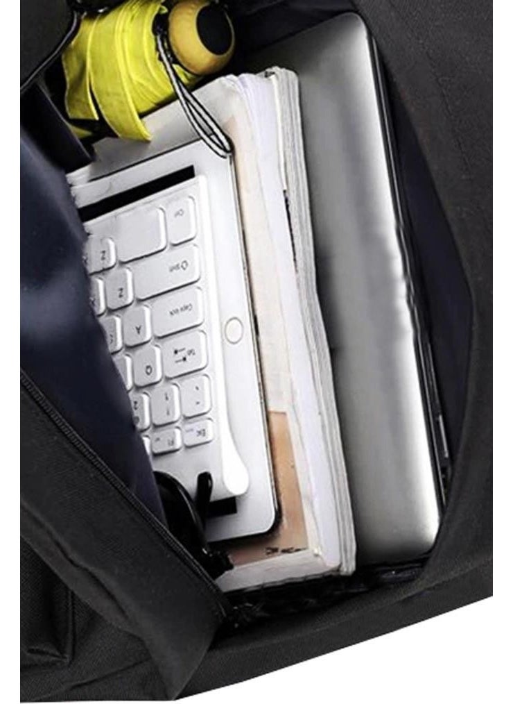 Louisiana Polo - Laptop Compartment School Bag Hey!!! Black Green 1525 - Image 1