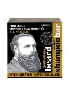 Professor Fuzzworthy'S Gentlemans Beard Shampoo & Conditioner Bar Sample Kit For Men ; All Natural For All Beard & Hair Types