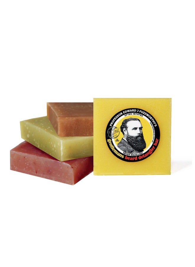 PROFESSOR EDWARD J FUZZWORTHY'S - Professor Fuzzworthy'S Gentlemans Beard Shampoo & Conditioner Bar Sample Kit For Men ; All Natural For All Beard & Hair Types - Image 1