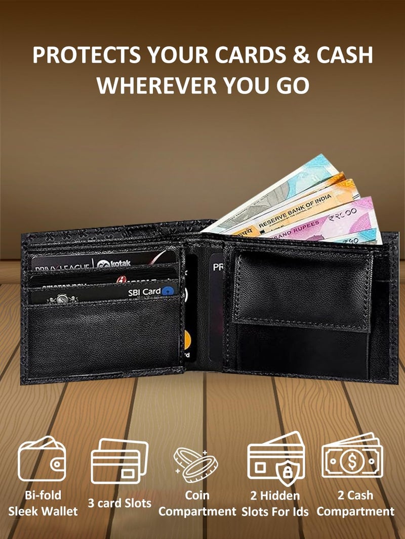 Relish Gift Combo Box Analog Silicone Strap Watch, Black Wallet, Belt and Sunglasses - Image 5