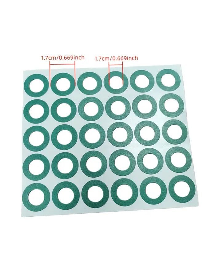 18650 Battery Insulation Washers 0 2mm Thick Adhesive Backing 100PC Sheet Grey Black White Blue - Image 3