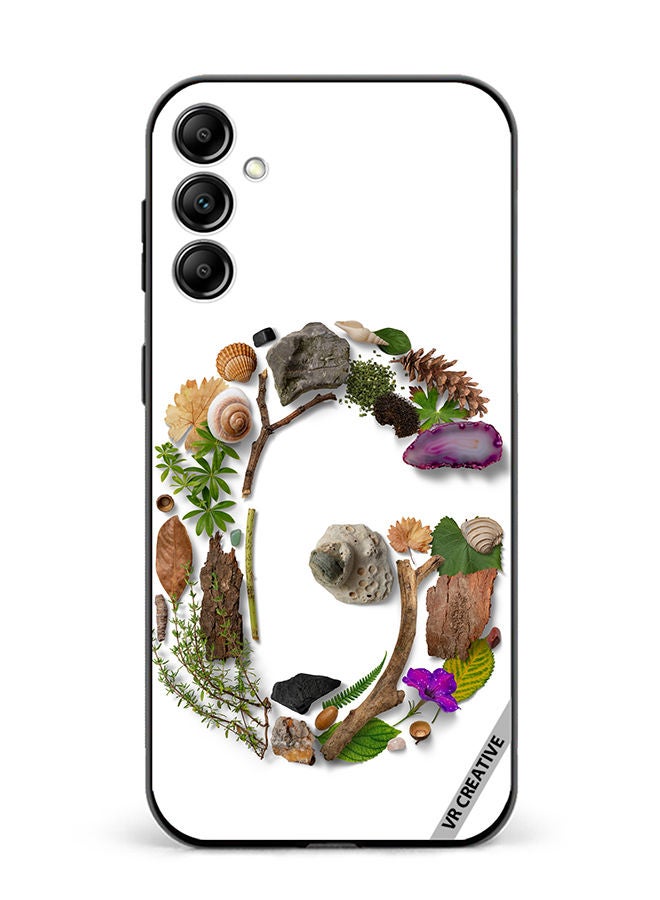 VR CREATIVE Protective Case Cover For Samsung Galaxy A34 Alphabet G Design Multicolour - Image 1