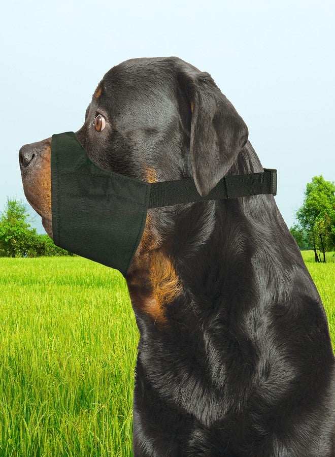 Four Paws Walk-About Quick-Fit Adjustable Dog Muzzle for Large Dogs, Washable & Breathable, Black, 1 Count - Image 5