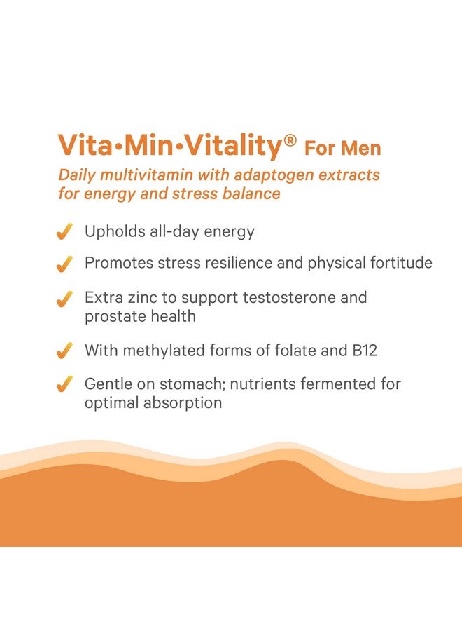بيور سينرجي فيتا مين فيتاليتي | فيتامينات متعددة طبيعية للرجال | فيتامينات متعددة يومية للرجال مصنوعة من أطعمة عضوية كاملة | للطاقة، والتخلص من التوتر، ودعم المناعة (60 قرصًا) - Image 3