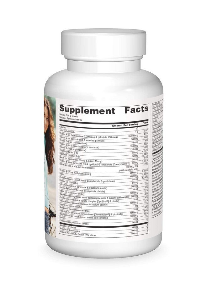 Source Naturals Women Life Force Multiple Daily Multivitamin & Immune Health Supplement 180 Tablets - Image 4