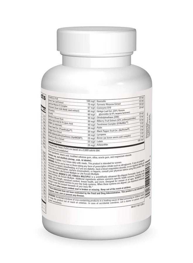 Source Naturals Women Life Force Multiple Daily Multivitamin & Immune Health Supplement 180 Tablets - Image 3