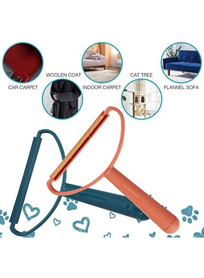 مزيل شعر الحيوانات الأليفة للكلاب – قطعتان - Image 5