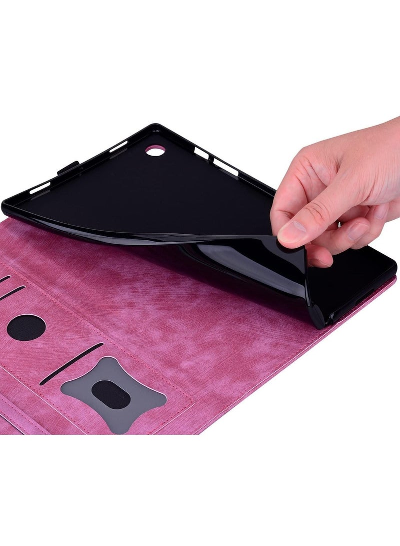 Stand Tablet Protective Cover Compatible with Xiaomi Redmi Pad SE 11inch 2023 Shockproof PU Leather Embossed Folding Stand Protective Cover Flip Case Card Slot Tablet PC Case  - Image 5