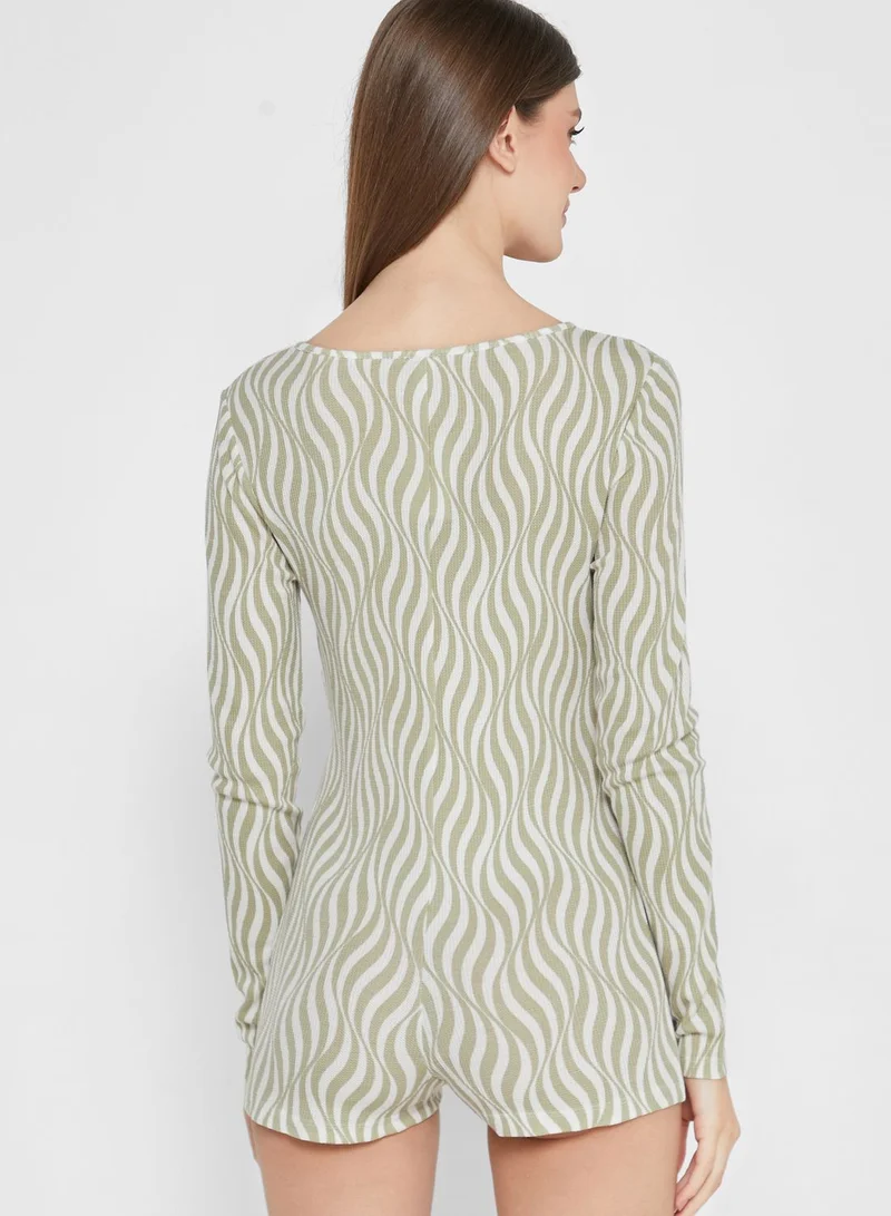 Cotton On Body Surplice Neck Nightdress