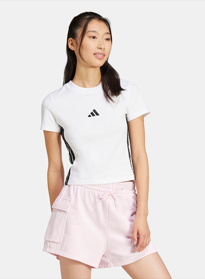 Adidas Essentials 3-Stripes Slim Baby T-Shirt - Image 3