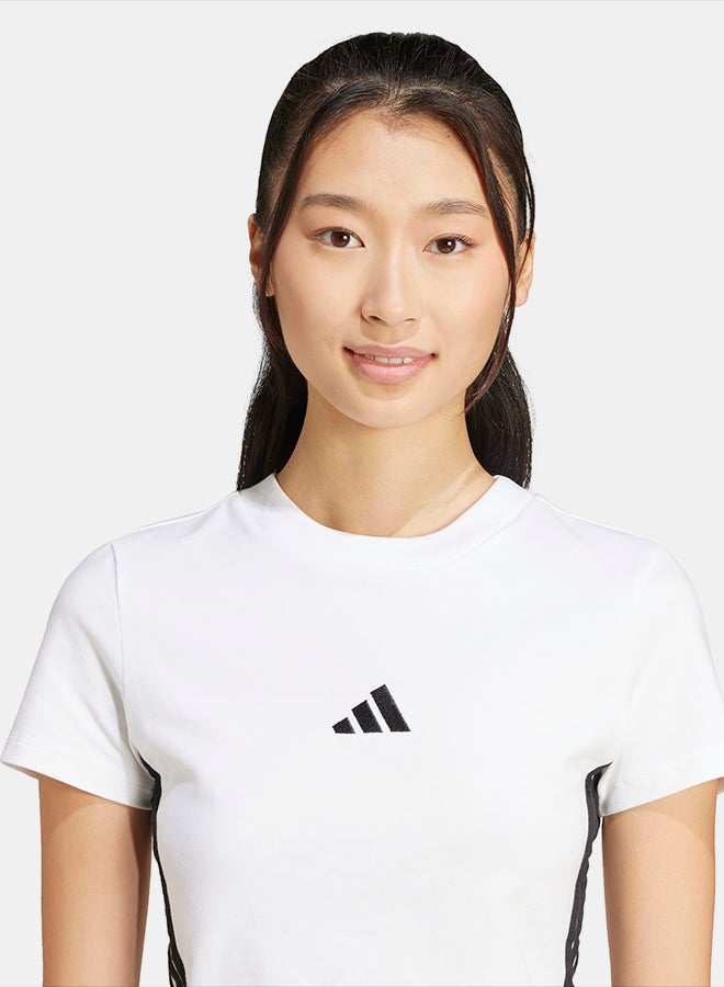Adidas Essentials 3-Stripes Slim Baby T-Shirt - Image 4