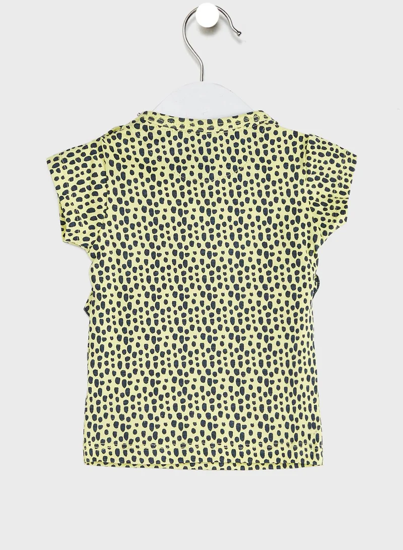 Dirkje Infant Printed Top + Trousers Set