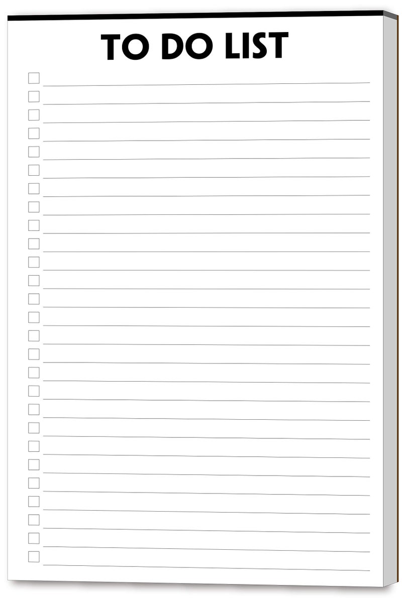 Nokingo To Do List Notepad - 5.5"x8.2", 50 Sheets, To Do Notebook with Check List Organizing, Tear Off, Simple Script, College Ruled To Do Planner for Daily Task - Image 1