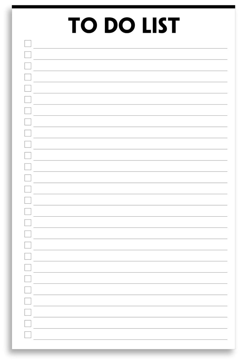Nokingo To Do List Notepad - 5.5"x8.2", 50 Sheets, To Do Notebook with Check List Organizing, Tear Off, Simple Script, College Ruled To Do Planner for Daily Task - Image 4