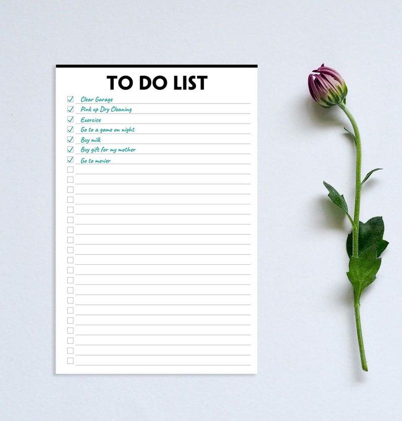 Nokingo To Do List Notepad - 5.5"x8.2", 50 Sheets, To Do Notebook with Check List Organizing, Tear Off, Simple Script, College Ruled To Do Planner for Daily Task - Image 2