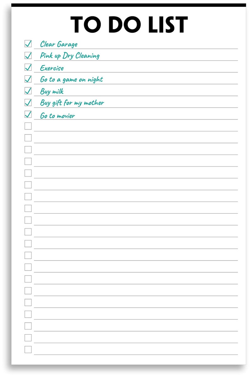 Nokingo To Do List Notepad - 5.5"x8.2", 50 Sheets, To Do Notebook with Check List Organizing, Tear Off, Simple Script, College Ruled To Do Planner for Daily Task - Image 3