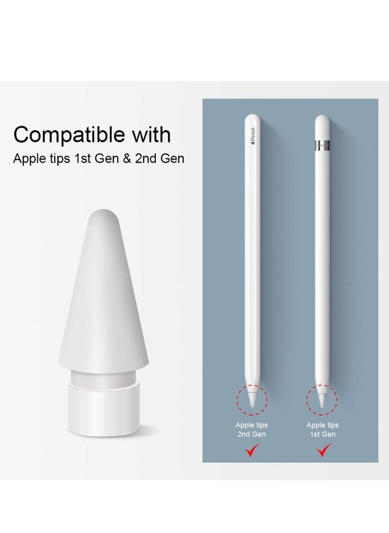 KASTWAVE - Stylus Tips Compatible for Apple iPad Pro pencil iPencil Nibs Replacement Pen 1st Gen 2nd Generation High Sensitivity and Support Pressure-Sensitive Operation 2 Pack - Image 1