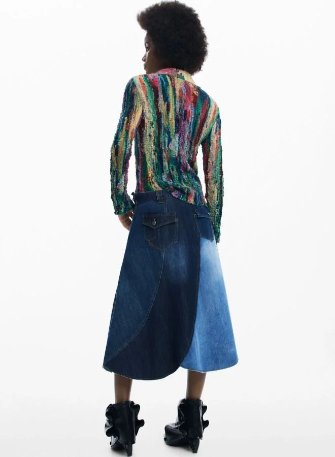 DESIGUAL Multicolour Arty Print Shirt for Women | Best Price UAE