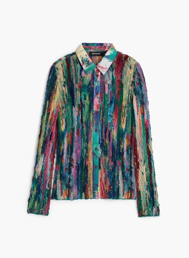 DESIGUAL Multicolour Arty Print Shirt for Women | Best Price UAE