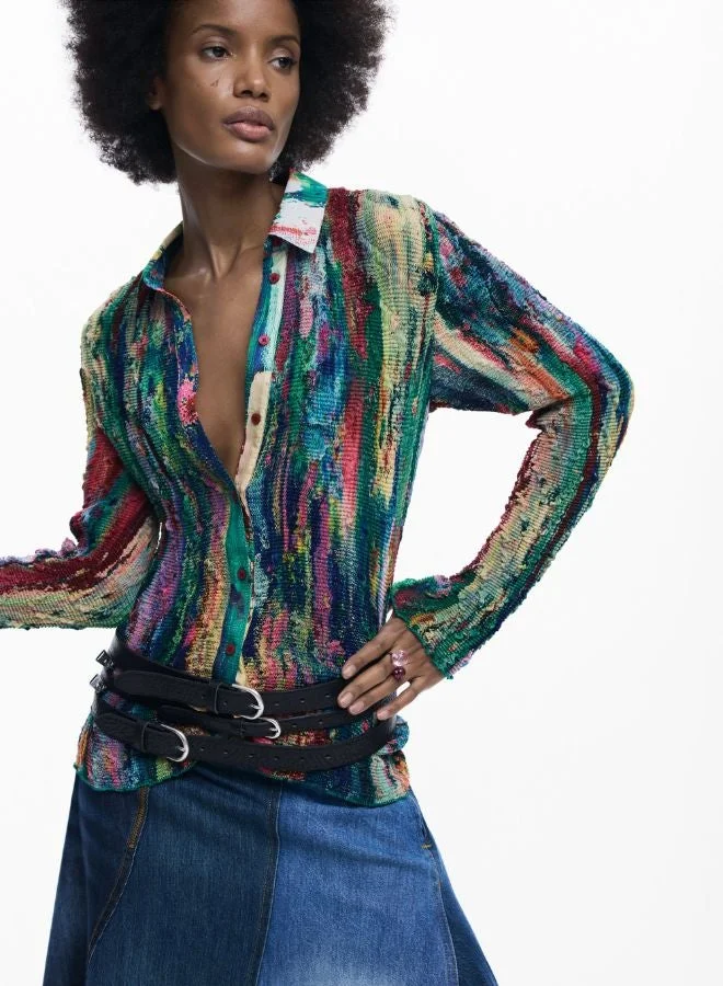 DESIGUAL Arty Print Shirt