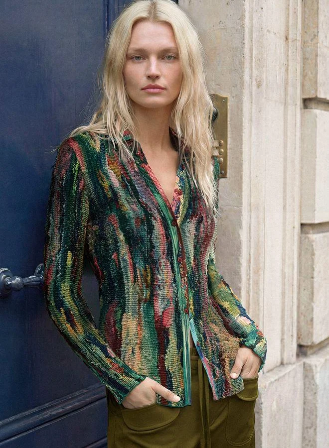 Desigual Multicolor printed shirt