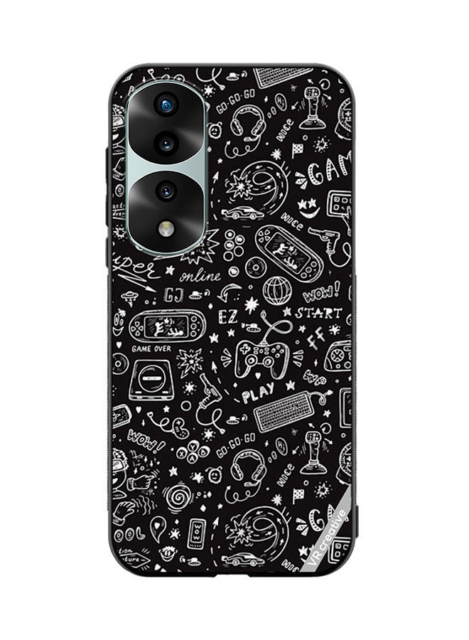 VR CREATIVE غطاء حماية لهاتف Honor 70 Pro بتصميم متعدد الألوان - Image 1