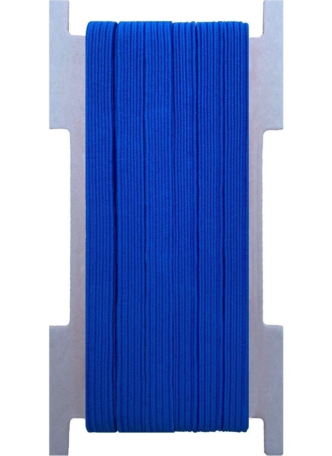 Hobizubi 8 mm Dark Blue Flat Elastic - 50 Meters 