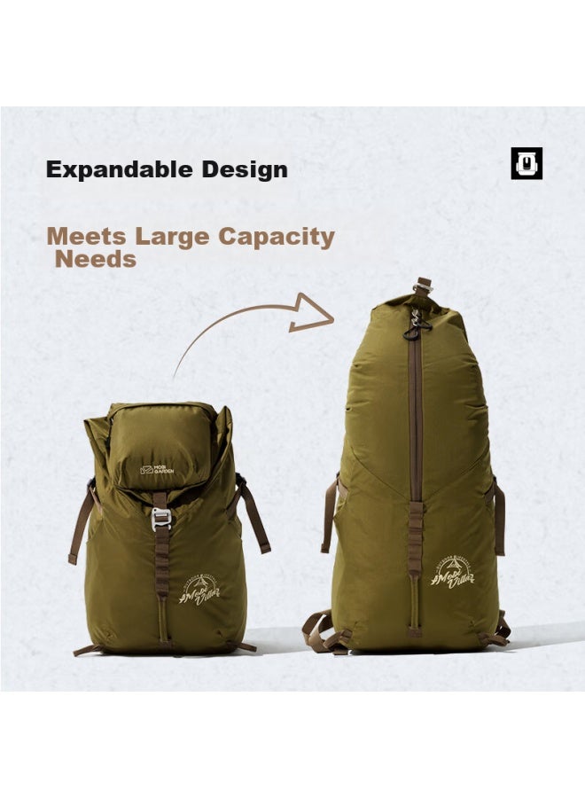 Mobigarden Hiking Backpack, Outdoor Waterproof Large Capacity Backpack, Chiying 28l Nx21664025, Black And Blue - Image 4