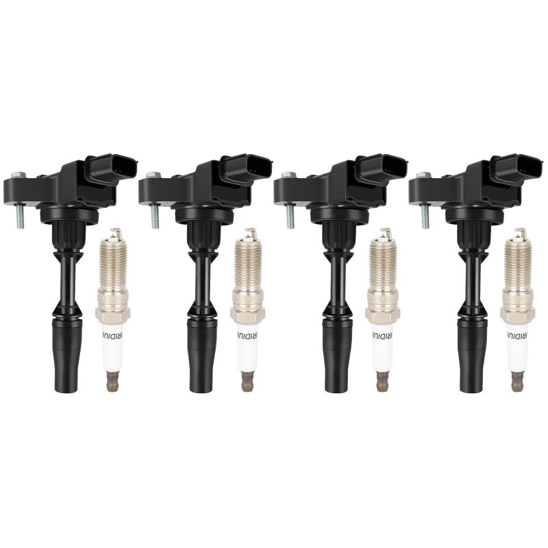 ECCPP UF680 4 ignition coils with 4 iridium Spark Plugs for Chevrolet Camaro 20162018 Colorado 20152018 Impala 20142019 Malibu 20132018 20L 25L UF680 C1827