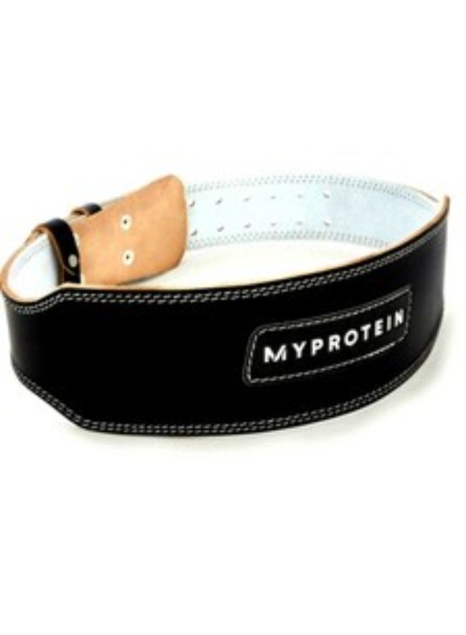 MyProtein Leather Weightlifting Belt – Premium Stability & Powerful Lower Back Support for Heavy Lifts (Size L) - Image 1