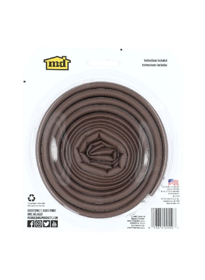 M-D Building Products All-Climate Rubber Window Seal Brown 3/8 x 204 Inch 19443197/02550 - Image 2