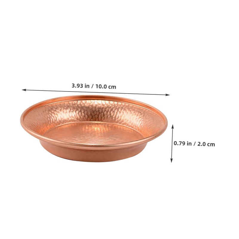 2Pcs Small Copper Offering Bowls For Yoga Meditation Home Altar Decoration - Image 3