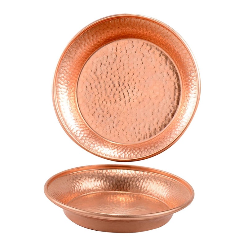 2Pcs Small Copper Offering Bowls For Yoga Meditation Home Altar Decoration - Image 2
