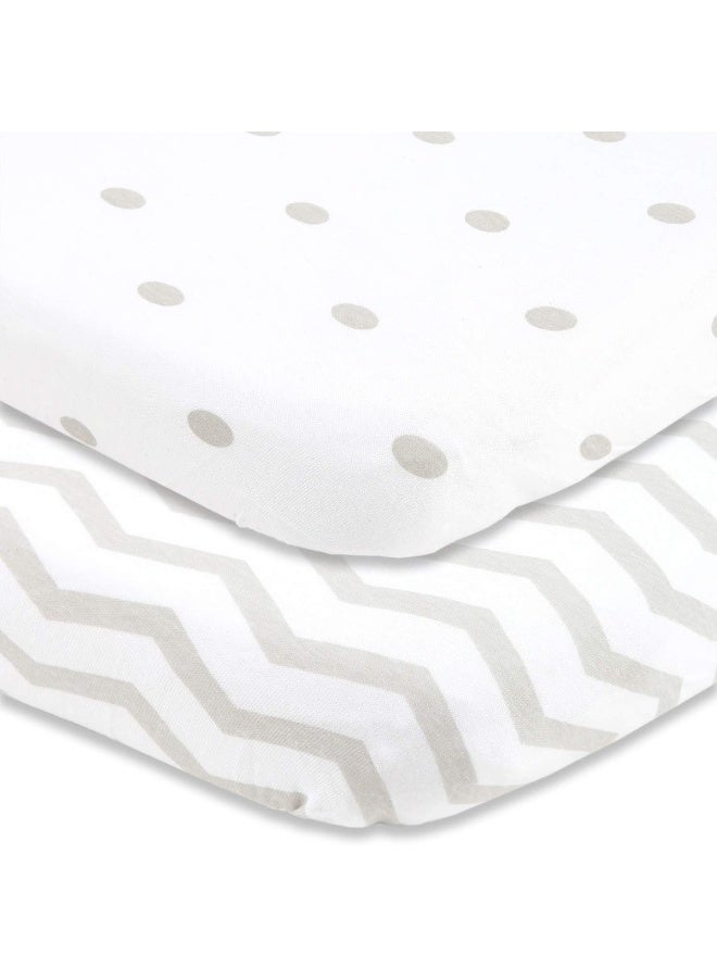 Joey + Joan Joey + Joan Bassinet Fitted Sheets for Baby Beside Dreamer Bedside Sleeper and Chicco Next2Me - Image 1