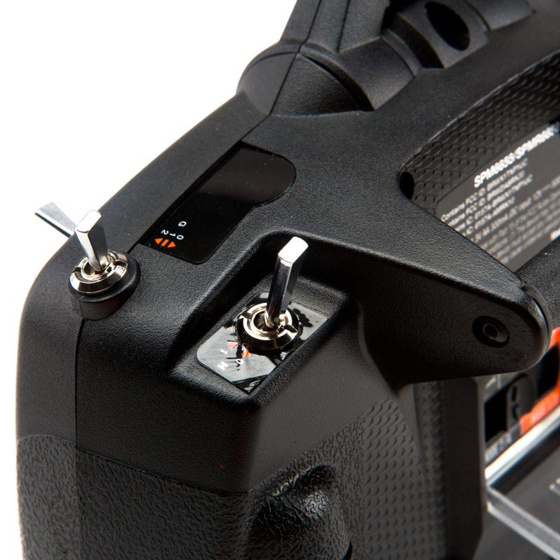 SPEKTRUM مُرسل راديو Spektrum DX6e 6-قناة DSMX 2.4GHz فقط (بدون مستقبل) مع ذاكرة 250 نموذج | قياس عن بُعد | رابط مدرب لاسلكي، SPMR6655، أسود - Image 3