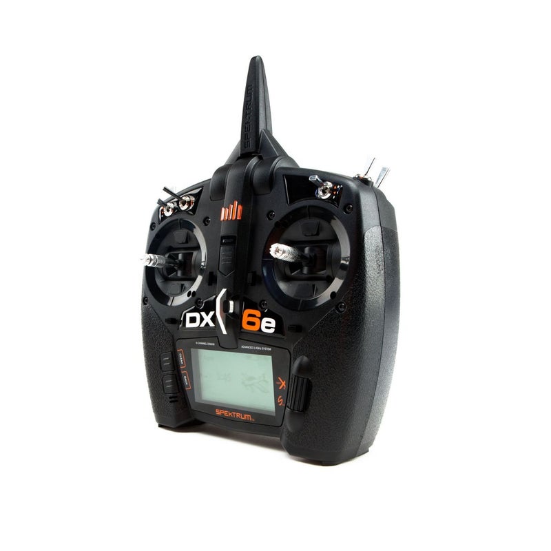 SPEKTRUM مُرسل راديو Spektrum DX6e 6-قناة DSMX 2.4GHz فقط (بدون مستقبل) مع ذاكرة 250 نموذج | قياس عن بُعد | رابط مدرب لاسلكي، SPMR6655، أسود - Image 2