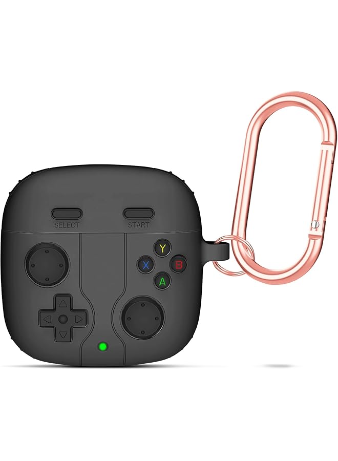 إيروريكس غطاء حماية لسماعات هواوي فري بادز Se 2، جراب رائع على شكل وحدة تحكم ألعاب الفيديو، جراب ناعم من السيليكون المقاوم للخدش والصدمات مع سلسلة مفاتيح لجراب هواوي فري بادز Se 2 - Image 1