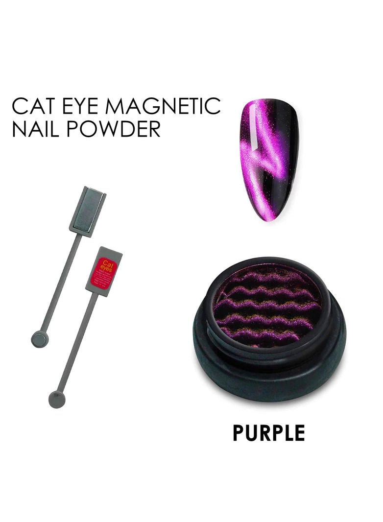 صبغة أظافر مغناطيسية أرجوانية داكنة من ميرا 1 جم - Image 2