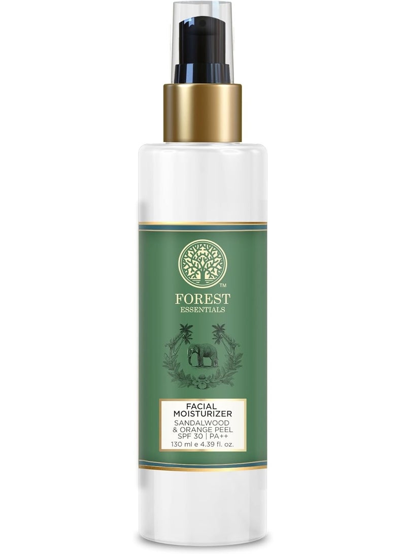 فورست اسينشالز مرطب الوجه فوريست إسينشالز بخلاصة خشب الصندل وقشر البرتقال مع عامل حماية من الشمس ٢٥ | مرطب طبيعي للوجه، مثالي للبشرة الجافة والعادية والمختلطة والدهنية | مرطب للرجال والنساء | ١٣٠ مل - Image 1