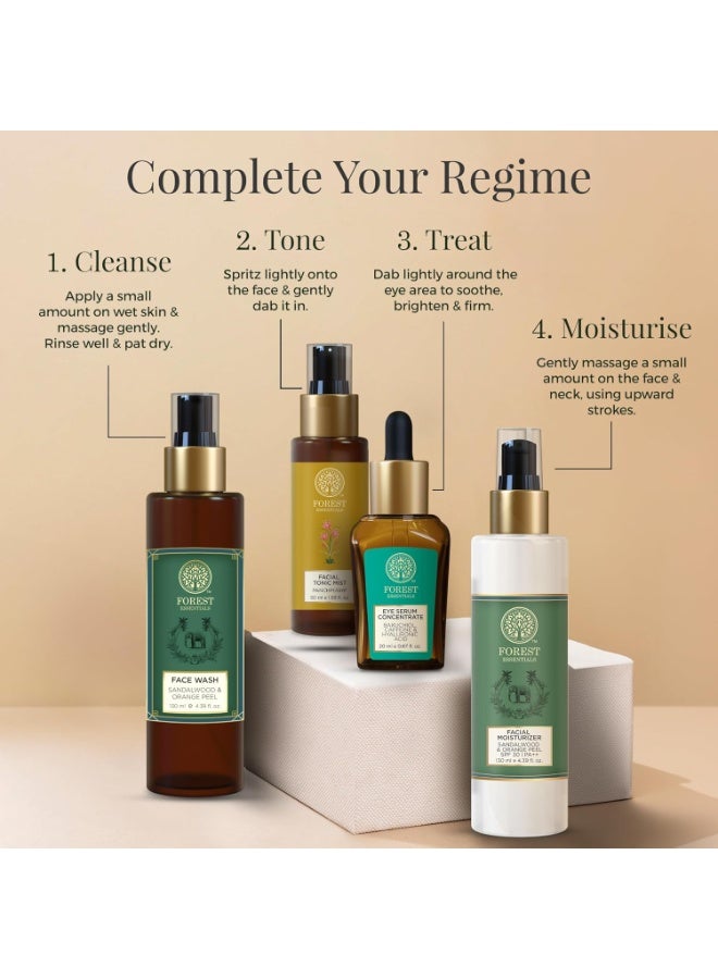 فورست اسينشالز مرطب الوجه فوريست إسينشالز بخلاصة خشب الصندل وقشر البرتقال مع عامل حماية من الشمس ٢٥ | مرطب طبيعي للوجه، مثالي للبشرة الجافة والعادية والمختلطة والدهنية | مرطب للرجال والنساء | ١٣٠ مل - Image 5