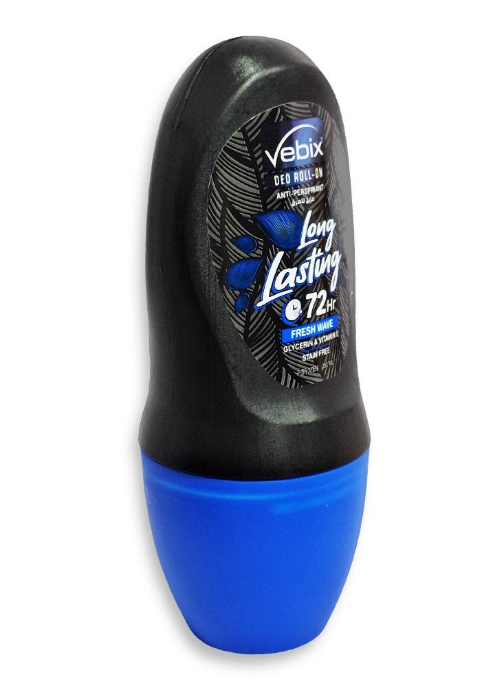Deodorant 50 ml with glycerin and vitamin E for men does not cause stains and maintains skin health and hydration and protection from the smell of sweat that lasts up to 72 hours