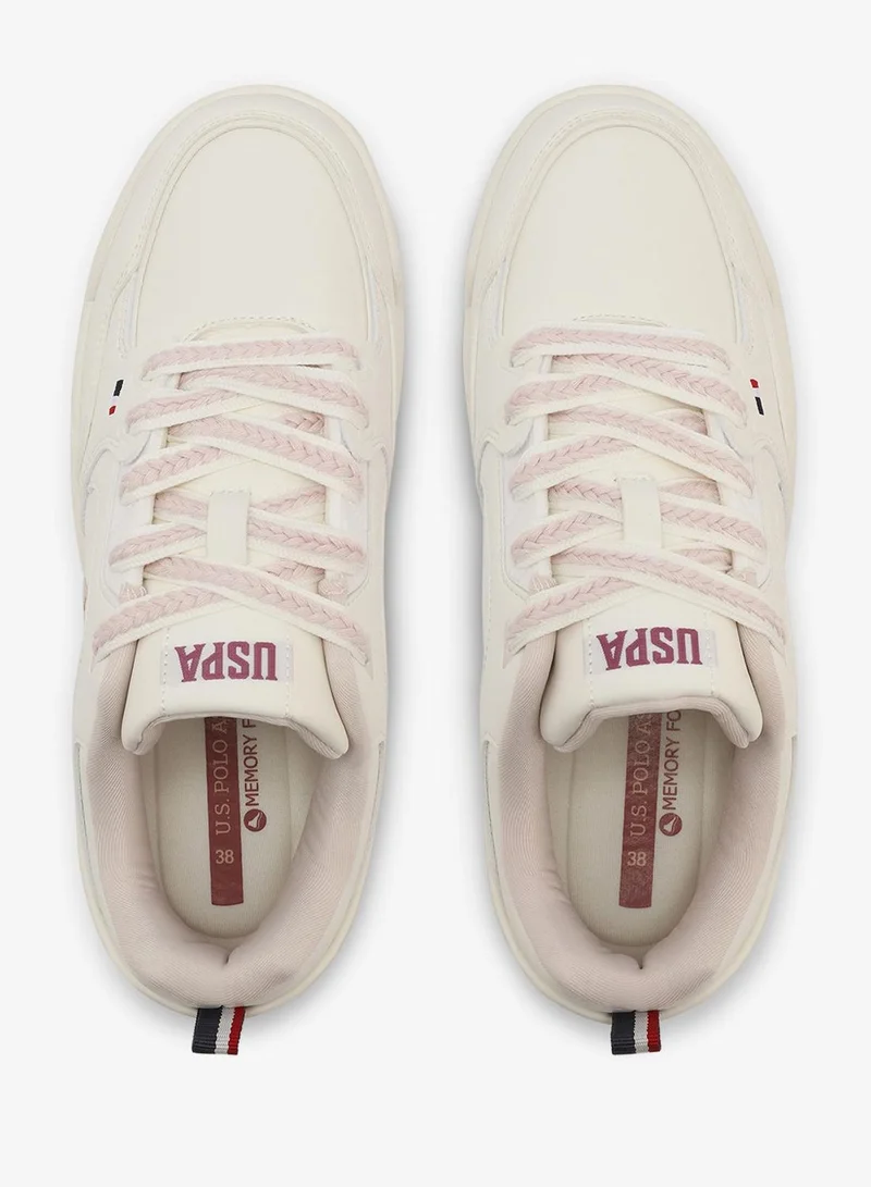 U.S. Polo Assn. 6M ZELDA GLB 6FX WOMEN OD_WHITE Zelda Women's Casual Shoes - White for Women | Best Price UAE