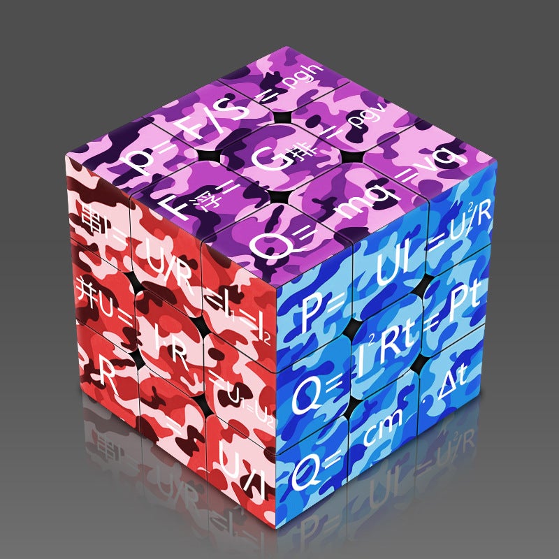 Chemical Element Physics Formula Net Red Intelligence Puzzle Rubik'S Cube Toy Personality Third-Order Rubik'S Cube Two Four Five - Image 4