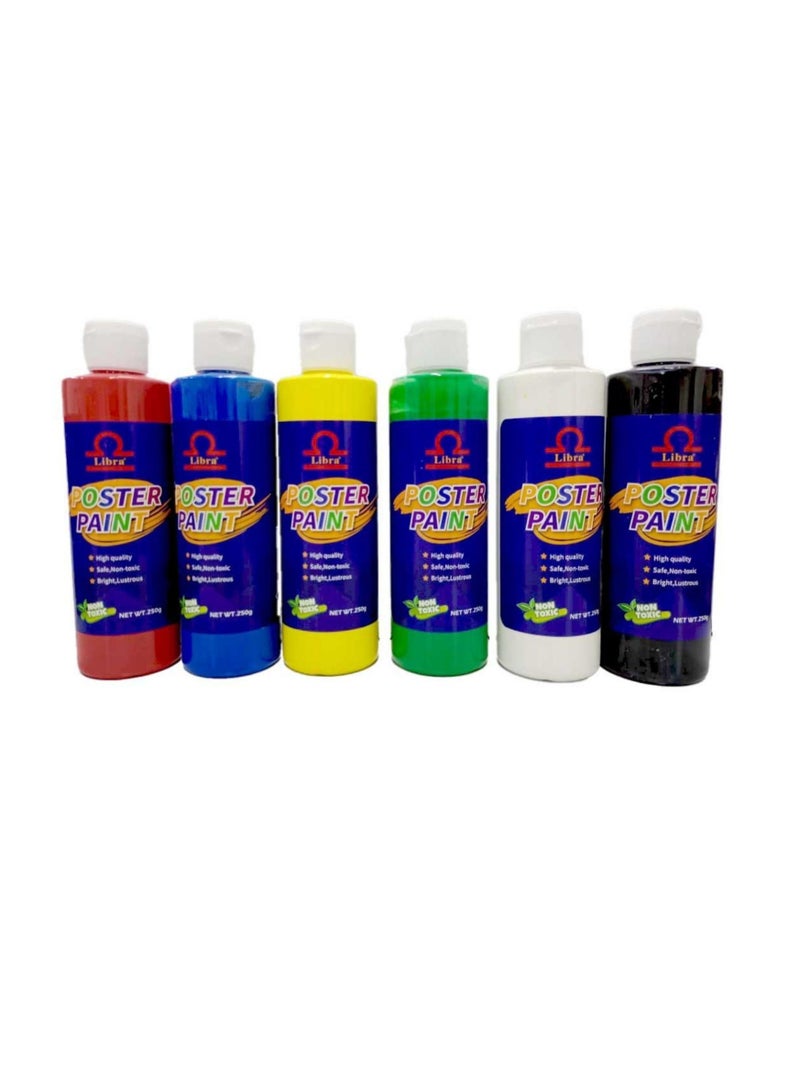 Libra Poster Paint ( Bottle Packaging) Multicolors - Image 1