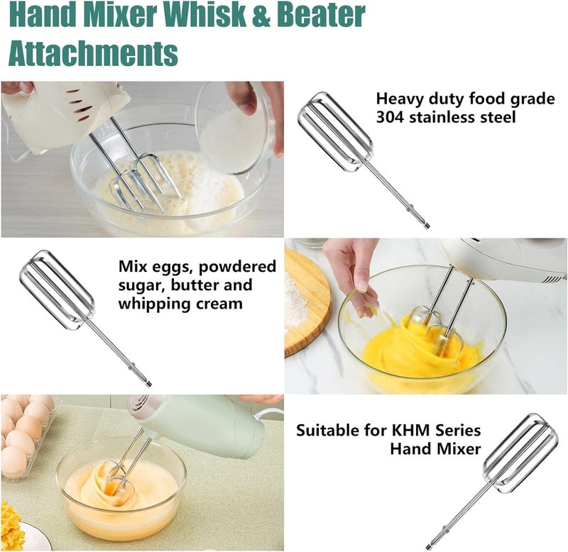 Antrys Hand Mixer Beaters Attachments Compatible with Hamilton Beach Hand Mixers 62682RZ, 62692, 62695V, 64699, Durable Replacement Mixer Whisk Parts for Hamilton Beach Hand Mixer Beaters -2 Pack - Image 5