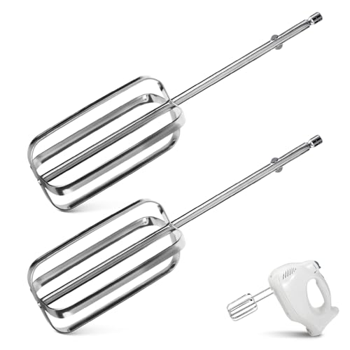 Antrys Hand Mixer Beaters Attachments Compatible with Hamilton Beach Hand Mixers 62682RZ, 62692, 62695V, 64699, Durable Replacement Mixer Whisk Parts for Hamilton Beach Hand Mixer Beaters -2 Pack - Image 1