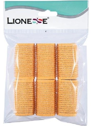 Lionesse Velcro Curler 1112 Orange 6 pcs 