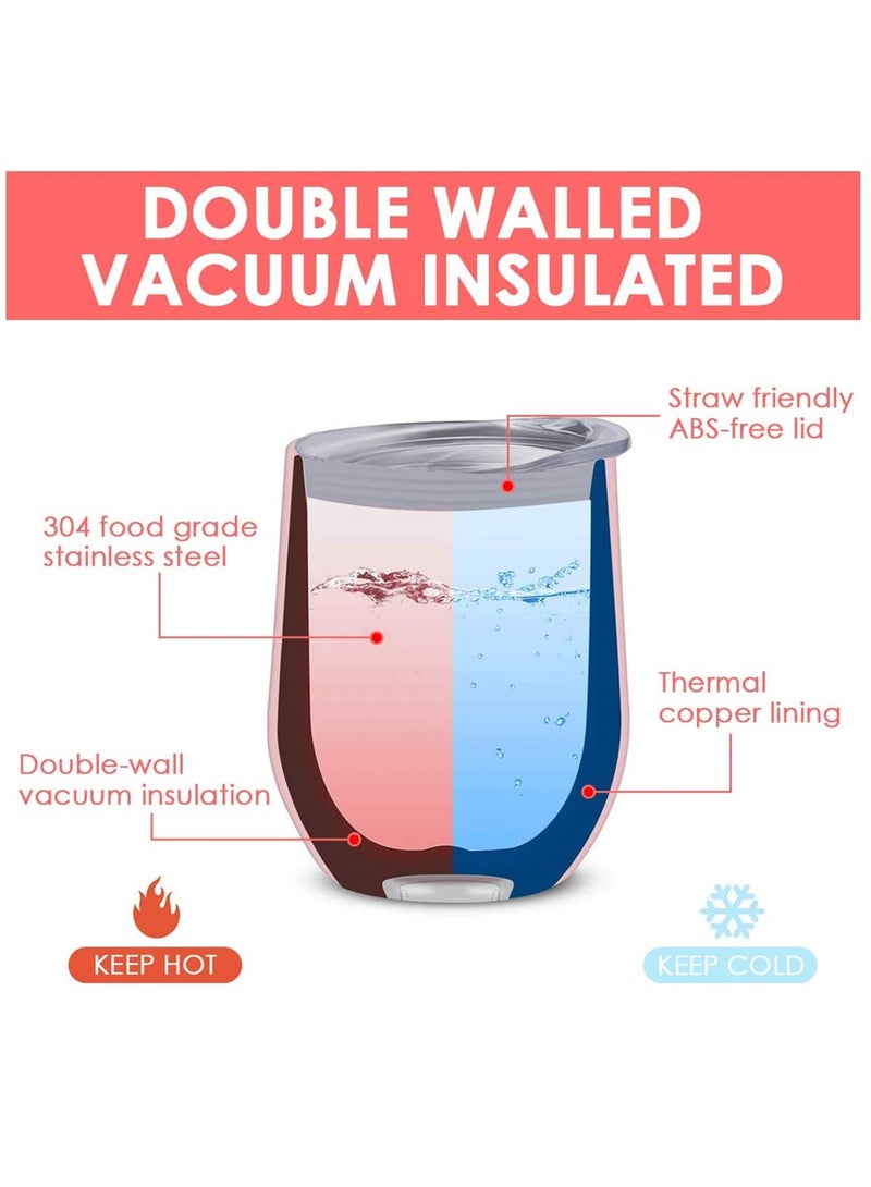 SYOSI Yerba Mate Tea Cup And Bombilla Straw Set 12oz double-wall Stainless Coffee Water Tea Cup Natural Mate Gourd Cup Kit For Yerba Mate Loose Leaf Drinking Easy to Clean - Image 5