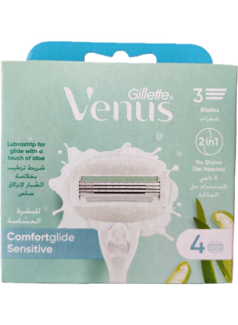 Gillette Venus Comfortglide Sensitive 4blades