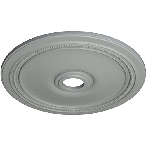 Ekena Millwork CM24DI Diane Ceiling Medallion, 24"OD x 3 5/8"ID x 1 1/4"P (Fits Canopies up to 6 1/4"), Factory Primed - Image 2